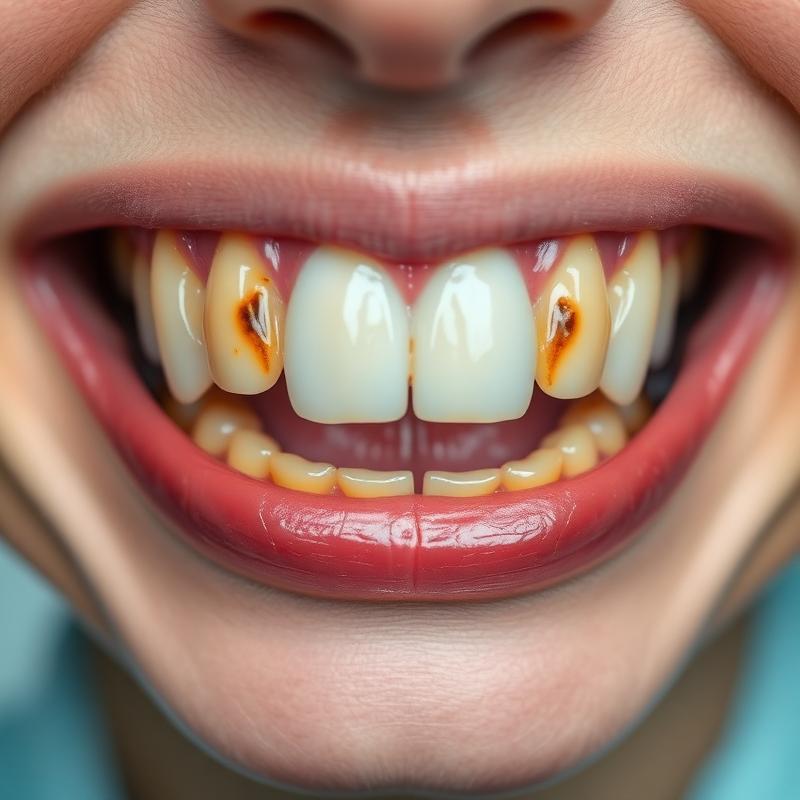 Porcelain Veneers before